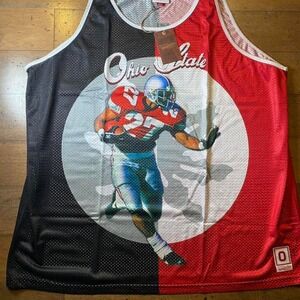 Mitchell & Ness Ohio State Buckeyes red/white jersey. This is huge